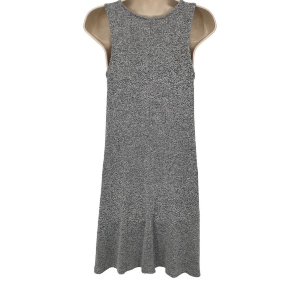 Old Navy Womens Gray Space Dye Stretch Knit Swing Sleeveless Tank Dress Size XS - Picture 4 of 8